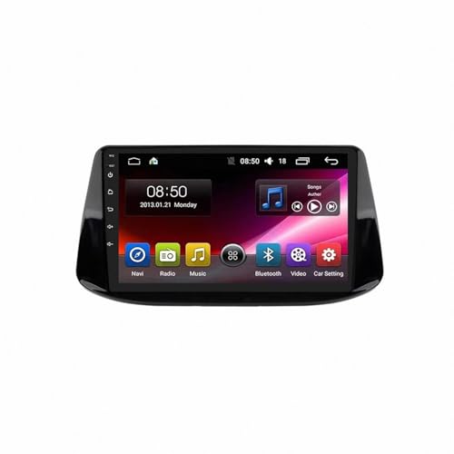 Navegador GPS radio 2 DIN Hyundai i30 2017 Mirror Link pantalla coche 4 nuclear