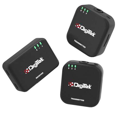 Digitek (DWM 101 Mini Wireless Microphone System, DSLR, PC,Laptop...