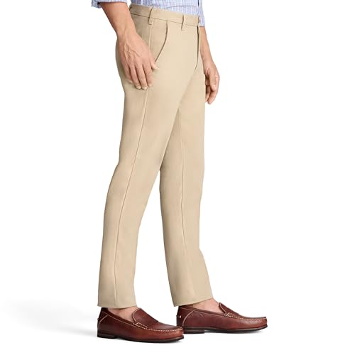 IZOD Men's Performance Stretch Slim Fit Flat Front Chino Pant2