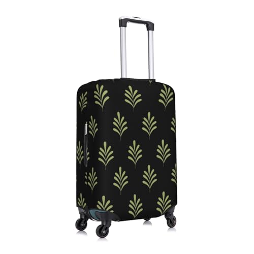 Grass Plant Illustration Suitcase Cover Luggage Cover Protector Travel Suitcase Cover Fits 18-32 Inch Luggage3