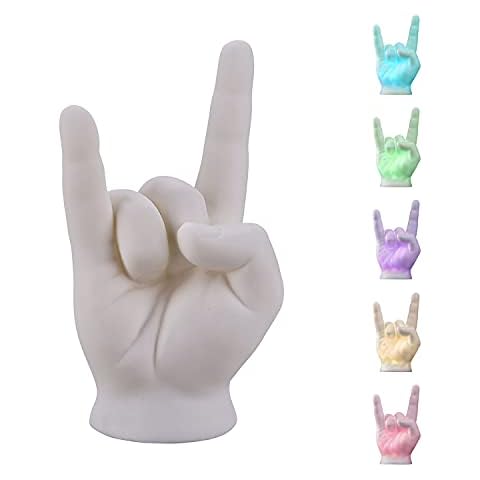 Deko LED Rock-Faust Akku Lampe Cover