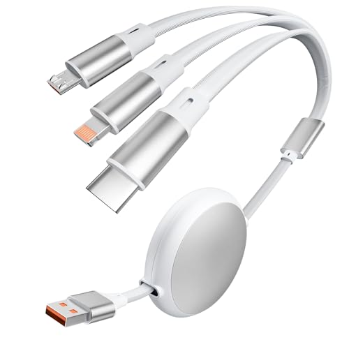 Multi Charging Cable 3 in 1 Retractable Phone Charger Multiple Charger Cord - image 9