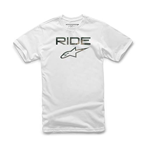 Alpinestars moderne T-Shirt Homme Ride 2.0 Camo White FR : L (Taille Fabricant : L) Cover