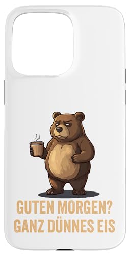 Guten Morgen - �ƂĂ������A�C�X�N���[��(�N�}) - �ʔ����R�[�q�[�f�U�C�� �X�}�z�P�[�X iPhone 15 Pro Max �p