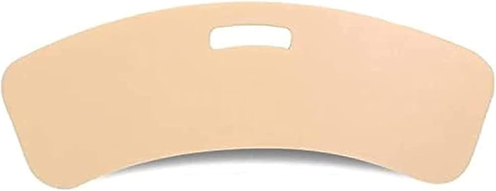 Tabla de transferencia curvada para usuarios de sillas de ruedas, tabla de transferencia de madera para transferencia de pacientes entre silla de ruedas, cama, silla y baño, ayuda ligera de