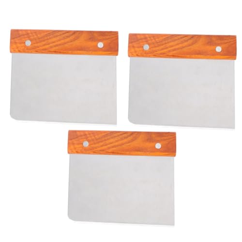 ULTECHNOVO De Masa Inoxidable 3pieza Cortadores De Masa De Madera Herramientas De Cocina