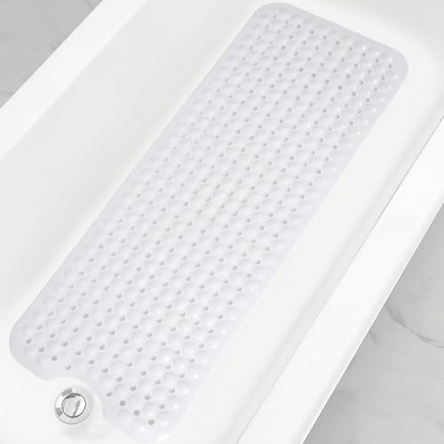 15 Best Non-Slip Bath Mats for a Safe and Stylish Bathroom 31 Linoows Bathtub and Shower Mats, 40x16 Inch Extra Large Non