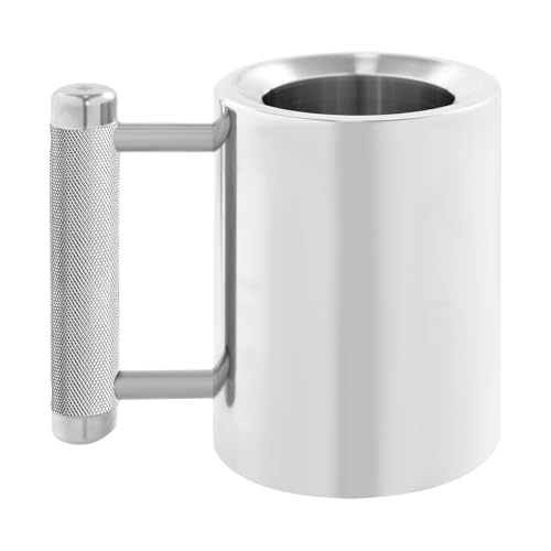Taza pesada de acero inoxidable para gym 8 kg miniatura 6