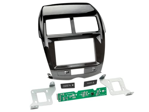 Façade d'autoradio ACV 381200-11-2 pour cadre d'installation de tableau de bord noir