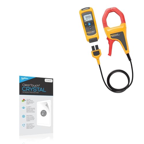 BoxWave Screen Protector Compatible with Fluke a3003 FC - ClearTouch Crystal (2-Pack), HD Film Skin - Shields from Scratches
