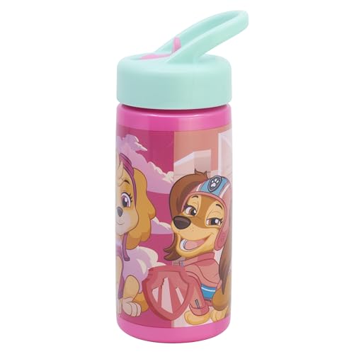Stor PLAYGROUND PP Flasche 410 ml PAW PATROL GIRL SUPERPOWERS