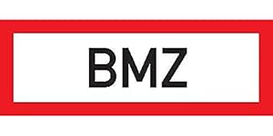 Format BMZ Brandschutzschild 297x105 mm