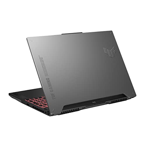 ASUS TUF Gaming A15 FA507NV - Ordenador Portátil Gaming de 15.6" Full HD 144Hz (AMD Ryzen 7 7735HS, 16GB RAM, 1TB SSD, RTX 4060-8GB, Sin Sistema Operativo) Color Gris - Teclado QWERTY español