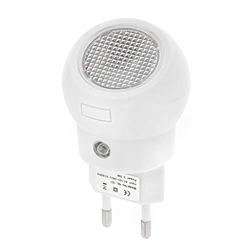 Luce notturnaest LED Night Light 360 Rotation Plug And Play With Light Sense Automatically Switch On Or Off For Bedroom