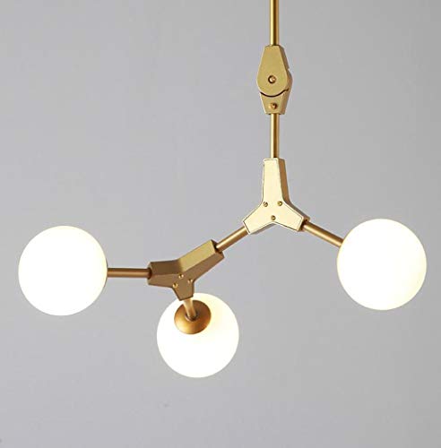 Lustre GZ Décoration maison, lampe de mur et plafonnier en fer forgé