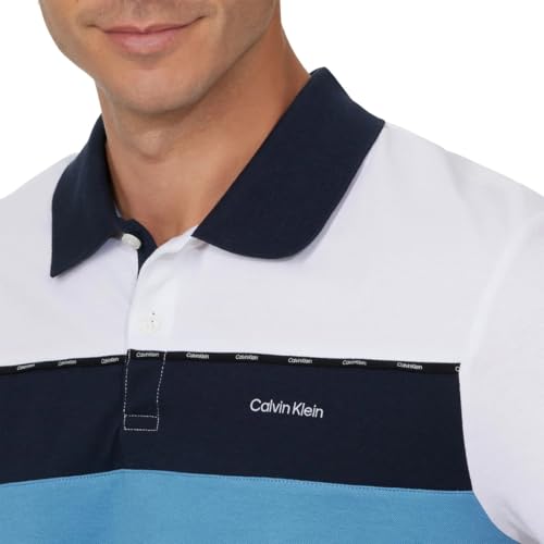Calvin Klein Men’s Classic Fit Polo 2-Button Placket3