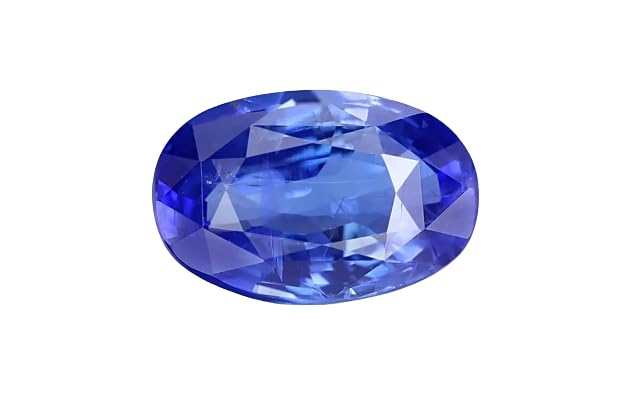 Saphir bleu neelam de 6,25 carats, pierre précieuse originale A9 pour joaillerie