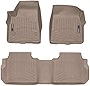 WeatherTech Custom Fit FloorLiner Floor Mats for Cadillac XT6 1st & 2nd Row, Tan