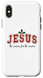 reasonml book Jesus religious Christmas red green Christian glory to God.Jesus is the Reason for the Season gifts for women.Jesus is the reason for the season decorations.Keep Christ in Christmas Christian themed god quote that says Jesus.The king is born.Matthew 2:2.