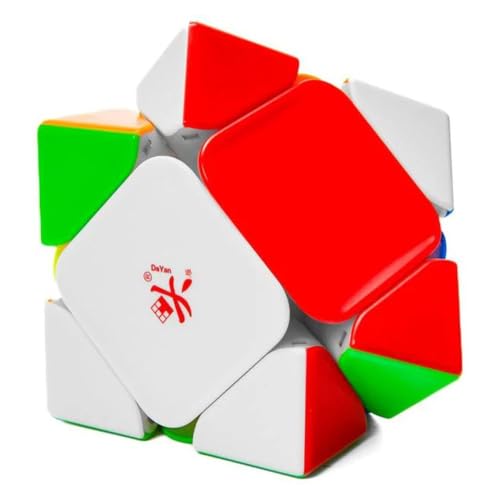 Image of Dayan Skewb V2 Magnetic Ball-Core Speed Cube | Numerical Dual Adjustment & Adjustable Core Magnets | Sculpted High-Grip Design, Professional Competition Stickerless Skewb Puzzle