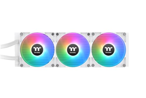 Image of Thermaltake TH360 V2 ARGB Sync /AlO Liquid Cooler /Fan 120mm*3 /PWM 500~2000 RPM /Mirror Waterblock /MB ARGB Sync Control /White, CL-W365-PL12SW-A
