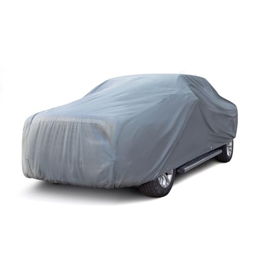 Image of Season Guard Truck 250 inch Car Cover, Dustproof Lightweight Indoor & Outdoor | Breathable polypropylene layer, fits Truck up to 250 inch, includes storage bag & antenna patch, elastic hem for secure fit