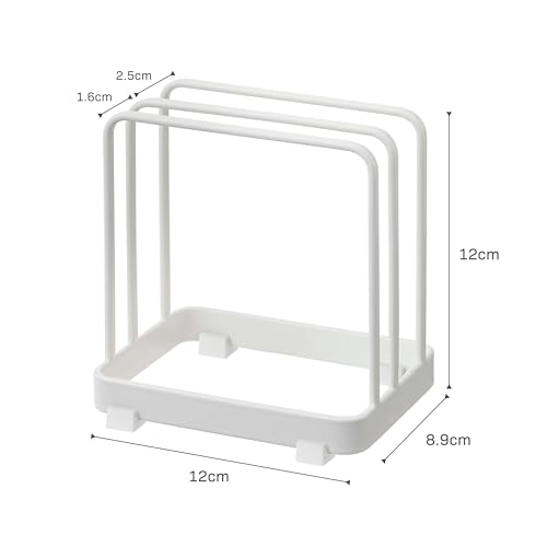 Soporte de tabla de cortar YAMAZAKI Home Plate en acero miniatura 6