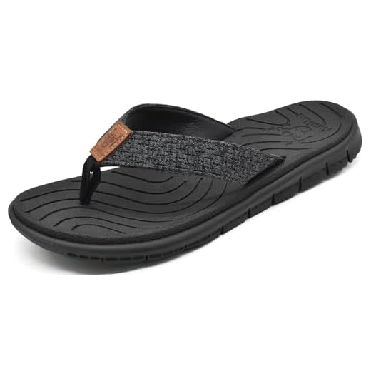 KuaiLu Flip Flops Dam Läder Sommar Strandsandaler Bekväm Breda Fötter Badskor Yoga Skum Sportsandaler Strand Bassäng Bad Skor Halkfri Gummi Sula Sandaler