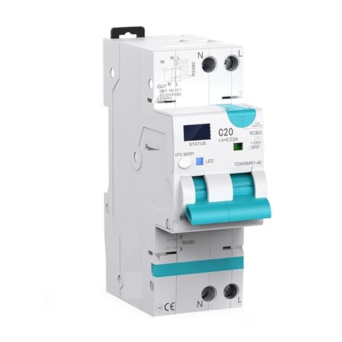 Disjoncteurs différentiels RCBO avec protection surintensités calibre 20A-40A