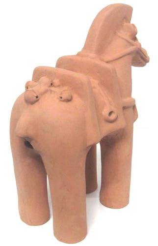 Amazon.co.jp: 宮崎県 民芸品 手作り はにわ 埴輪 馬 大 : ホーム