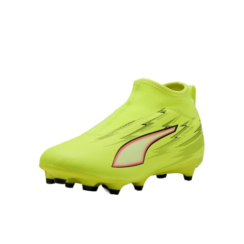 PUMA Kids Boys Ultra 6 Match+ Laceless Firm GroundMulti Ground Soccer Cleats - Yellow - Size 12 M - image 3