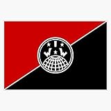 Iww Anarcho Communist Flag Sticker Vinyl Decal Bumper Sticker 5'