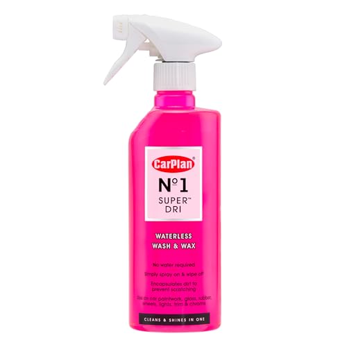 CarPlan No.1 Super Dri Waterless Car Wash & Wax, 21 Fl Oz