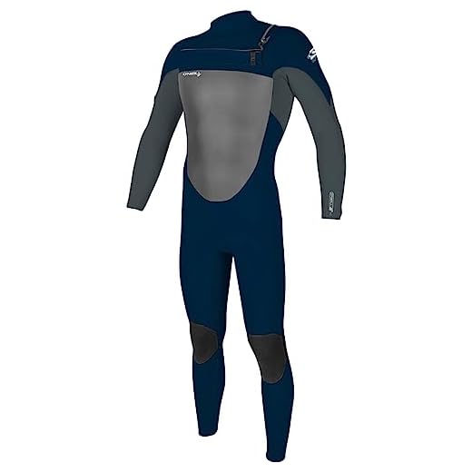 O';Neill Herren Epic 5/4mm Chest Zip Neoprenanzug - Abyss Gunmetal - Thermal Warm Heat Layers Easy Stretch