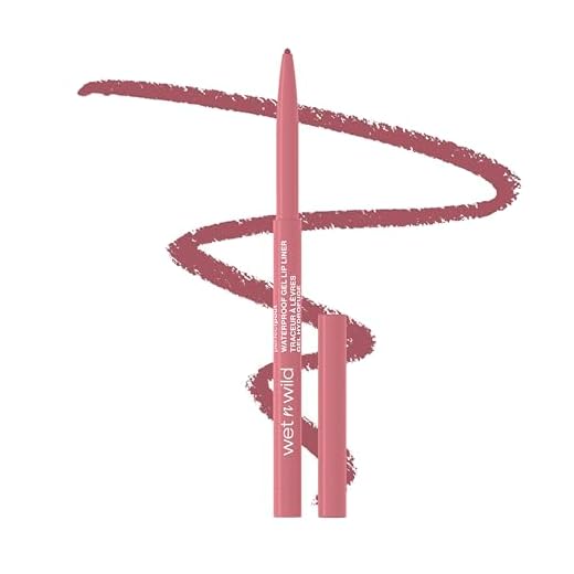 wet n wild Perfect Pout Matte Retractable Gel Lip Liner Pencil, Rich Creamy Long Lasting Color, Well-Defined and Flawless Application, Vegan & Cruelty-Free - Purple Lay Down the Mauves
