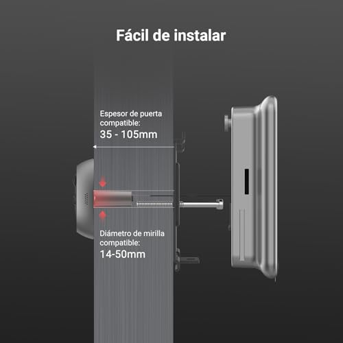 EZVIZ Mirilla Digital de Puerta con Pantalla Táctil a Color de 4.3'' Cámara Video Timbre Inalámbrico Monitor con Batería Recargable 4600mAh,PIR Detección de Movimiento,Audio Bidireccional,Modelo CP4 - imagen 8