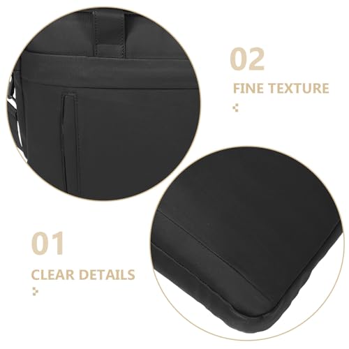Bolso para portátil con acolchado protector Toddmomy maletín anticaídas 3