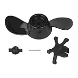 Marine Boat Outboard Engine Propellers Electric Trolling Motor Propellers For SUNELEXE For Savylor For AQUA Marina Watersnake For 18Lb 26Lb 30Lb 40Lb 48Lb Motors Black Two/-Blade(18lb)