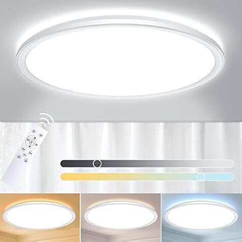 Sentasi Deckenlampe LED Deckenleuchte Flach 24W 3000lm Cover