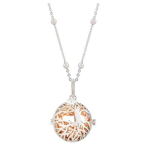 Eguzkilore Llamador de Ángeles Árbol de la Vida Cobre con Eguzkilore Cover