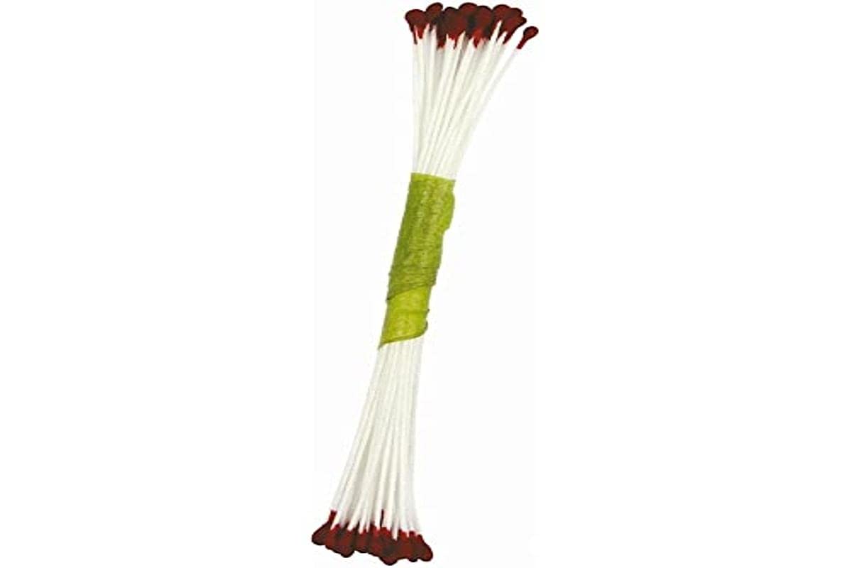 PME Stamens for Sugar Flowers Fine Plain Burgundy (Pack of 50)