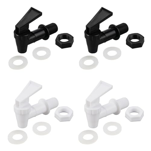 4 Rubinetti Plastica Per Dispenser Bevande - Bianchi | Per Te, Vino, Acqua E Succhi - Foto 3