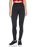 70% recycelt adidas Damen D2M 3-Streifen High-Rise Tights, Black/White, L