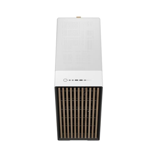 Image of Fractal Design North XL Chalk White Mesh- Three 140mm Aspect PWM Fans Included- Type C USB- EATX Airflow Full Tower PC Gaming case