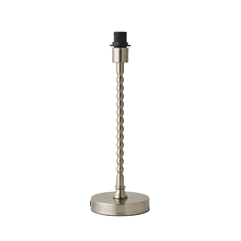 Maeve Bobbin Bobbled Metal Table Lamp Base - Black - ValueLights
