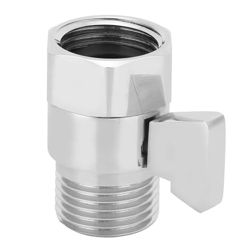 FTVOGUE Valve D'arrêt de Pomme de Douche G1/2 Pouces, économie D'eau, Vanne de Contrôle de Débit pour Pomme de Douche à Main, Pulvérisateur de Bidet