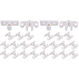 Angoily Cabinet Door Ball Catch Set 4 Pcs Plastic Ball Roller Catch Tension Latch Replacement for Interior Cabinet Doors and Furniture Hardware