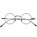 Agstum Handmade Retro Round Prescription Optical Eyeglasses Frame Rx 43mm (Tortoise shell)