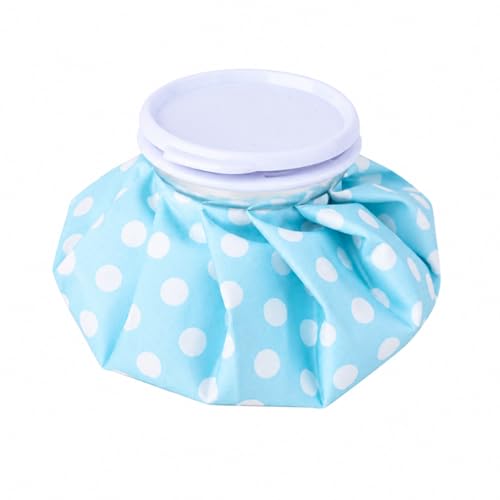 Bolsa De Gelo E Água Quente Flexível Reutilizável Capacidade 500ml Azul