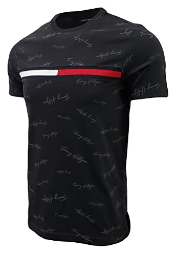 Tommy Hilfiger Men's Regular Short Sleeve Logo T-Shirt3
